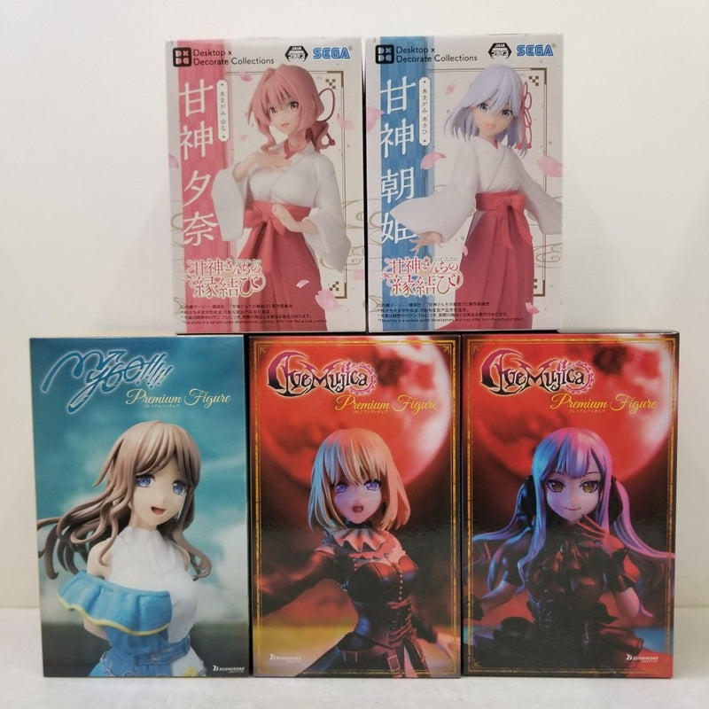 【中古】【未開封・開封品】【セット】「BanG Dream!/甘神さんちの縁結び」長崎そよ/ドロリス/オブリビオニス＆甘神夕奈/朝姫＜フィギュア＞（代引き不可）6584