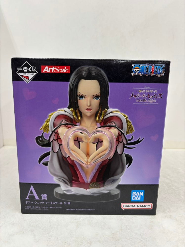 【中古】【未開封】ボア・ハンコック アートスケール 「一番くじ ワンピース メモリーオブヒロインズ -Devil’s night-」A賞＜フィギュア＞（代引き不可）6584