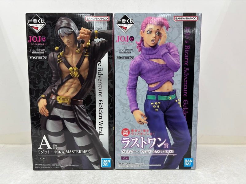 【中古】【未開封】【セット】 リゾット・ネエロ/ヴィネガー・ドッピオ「一番くじ ジョジョの奇妙な冒険 」A賞＆ラストワン賞＜フィギュア＞（代引き不可）6584