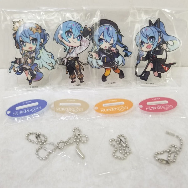 【中古】【未使用】全4種セット 星街すいせい ランダムアクリルキーチェーン「日本武道館 Live “SuperNova”」＜コレクターズアイテム＞（代引き不可）6584