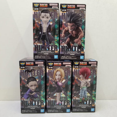【中古】【未開封】全5種セット 「HUNTER×HUNTER」 ワールドコレクタブルフィギュア-幻影旅団-<フィギュア>(代引き不可)...