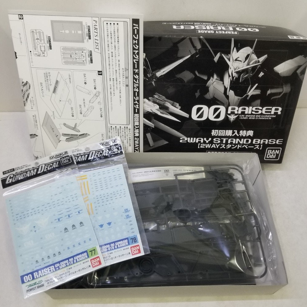 中古】【未組立】【初回購入特典付き】PG 1/60 ダブルオーライザー