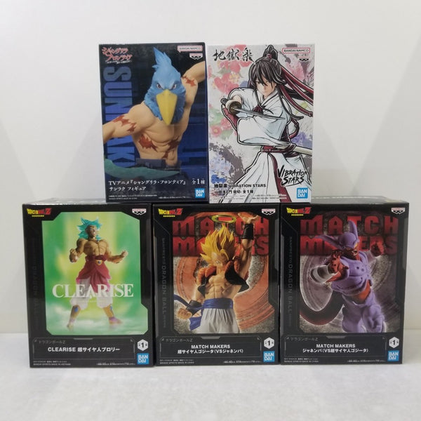 中古】【未開封】【5種セット】山田浅ェ門 佐切＆サンラク＆超サイヤ人