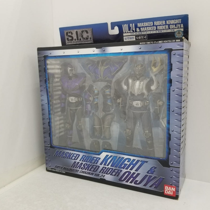 中古】【未使用】S.I.C. VOL.24 仮面ライダーナイト＆王蛇 「仮面