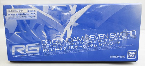 【中古】【未組立品】1/144 RG GN-0000/7S ダブルオーガンダム セブンソード 「機動戦士ガンダム00V(ダブルオーブイ)」 イベント・プレミアムバンダイ限定[0213673]＜プラモデル＞（代引き不可）6585