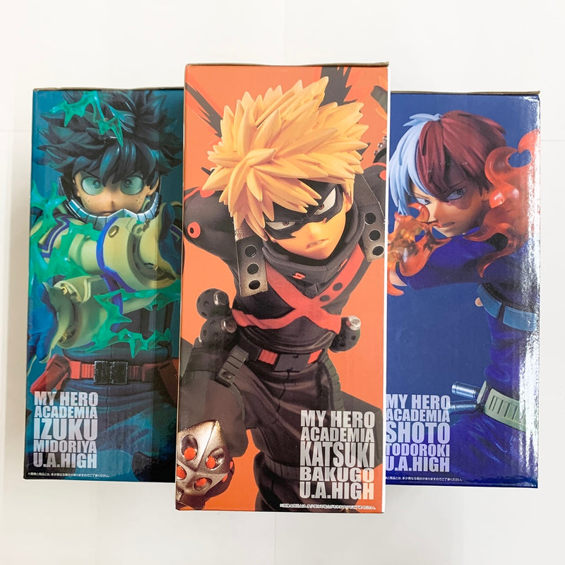 中古】【未開封】【セット】「一番くじ 僕のヒーローアカデミア HERO VS VILLAINS」A賞 緑谷出久/B賞 爆豪勝己/C賞 轟焦