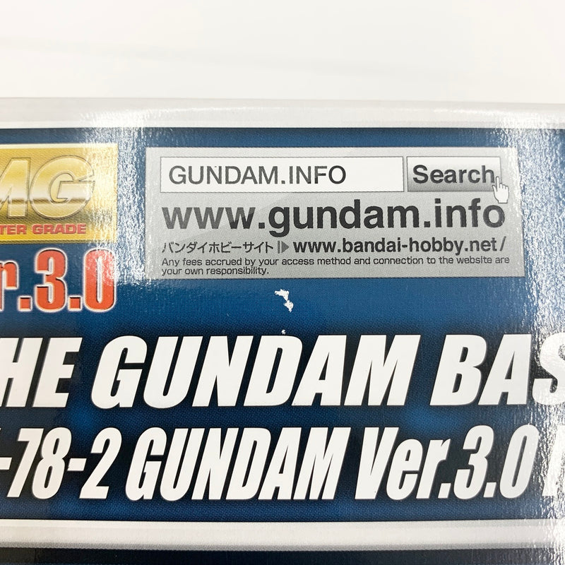 【中古】【未組立】1/100 MG RX-78-2 ガンダムVer.3.0 クリアカラー 「機動戦士ガンダム」 ガンダムベース限定 [5063203]＜プラモデル＞（代引き不可）6585