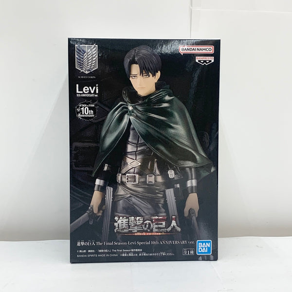 【中古】【未開封】リヴァイ・アッカーマン 「進撃の巨人」 The Final Season-Levi-Special 10th ANNIVERSARY ver.＜フィギュア＞（代引き不可）6585