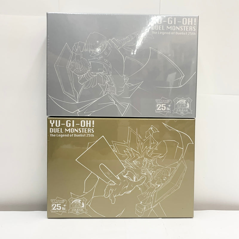 【中古】【未開封】【セット】「遊戯王デュエルモンスターズ 決闘者伝説(The Legend of Duelist) QUARTER CENTURY」海馬瀬人 スーベニアボックスB＆闇遊戯 スーベニアボックスA＜コレクターズアイテム＞（代引き不可）6585