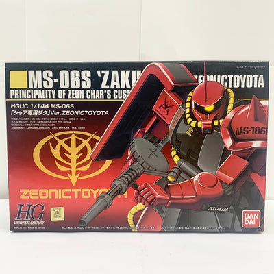 【中古】【未組立品】1/144 HGUC MS-06S シャア専用ザク Ver.ZEONICTOYOTA 「機動戦士ガンダム」 トヨタ...