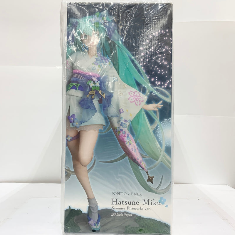 【中古】【未開封品】初音ミク 真夏花火Ver. 「キャラクター・ボーカル・シリーズ 01 初音ミク」 1/7 塗装済み完成品 F：NEX限定＜フィギュア＞（代引き不可）6585