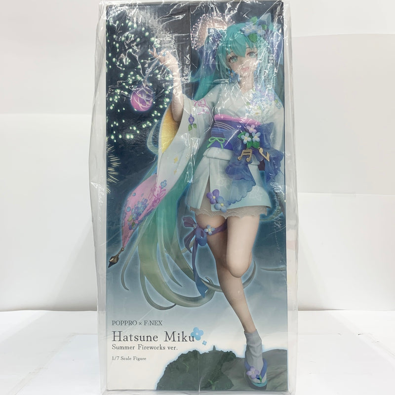 【中古】【未開封品】初音ミク 真夏花火Ver. 「キャラクター・ボーカル・シリーズ 01 初音ミク」 1/7 塗装済み完成品 F：NEX限定＜フィギュア＞（代引き不可）6585