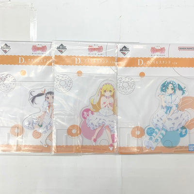 【中古】【未開封品】全3種セット アクリルスタンド 「一番くじ [物語]シリーズ 〜儂と私と僕の晴衣装〜」 D賞＜コレクターズアイテム...