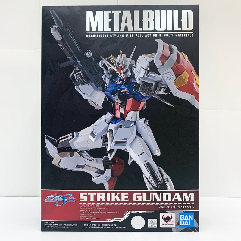 【中古】【開封品】METAL BUILD GAT-X105 ストライクガンダム 「機動戦士ガンダムSEED」 魂ウェブ商店限定＜フィギュア＞（代引き不可）6585