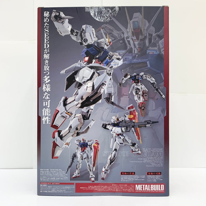 【中古】【開封品】METAL BUILD GAT-X105 ストライクガンダム 「機動戦士ガンダムSEED」 魂ウェブ商店限定＜フィギュア＞（代引き不可）6585