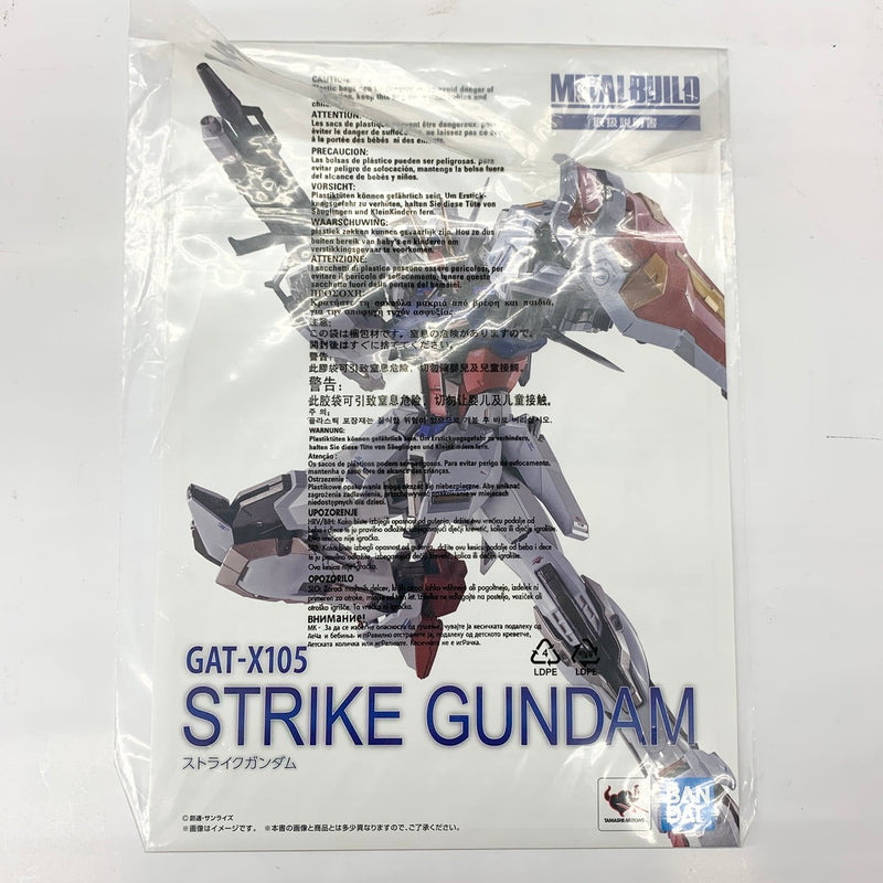 【中古】【開封品】METAL BUILD GAT-X105 ストライクガンダム 「機動戦士ガンダムSEED」 魂ウェブ商店限定＜フィギュア＞（代引き不可）6585