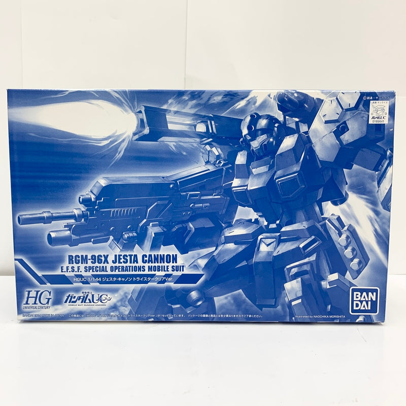 【中古】【未組立品】1/144 HGUC RGM-96X ジェスタ・キャノン トライスタークリアVer. 「機動戦士ガンダムUC」 プレミアムバンダイ限定 [0189641]＜プラモデル＞（代引き不可）6585