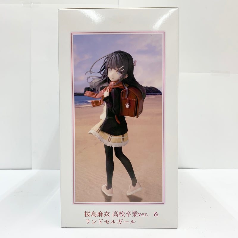 【中古】【未開封】桜島麻衣 高校卒業＆ランドセルガールver. 「青春ブタ野郎はランドセルガールの夢を見ない」 プラスチック製塗装済み完成品＜フィギュア＞（代引き不可）6585