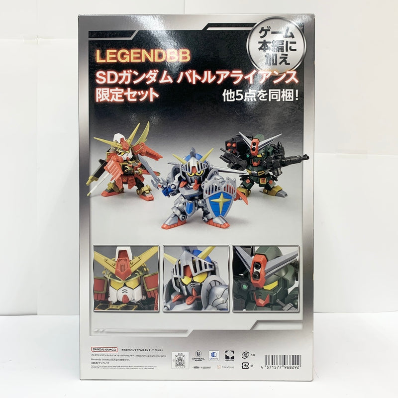 【中古】【未組立】LEGENDBB SDガンダム バトルアライアンス 限定セット(3体セット) 「SDガンダム バトルアライアンス コレクターズエディション」 同梱品＜プラモデル＞（代引き不可）6585