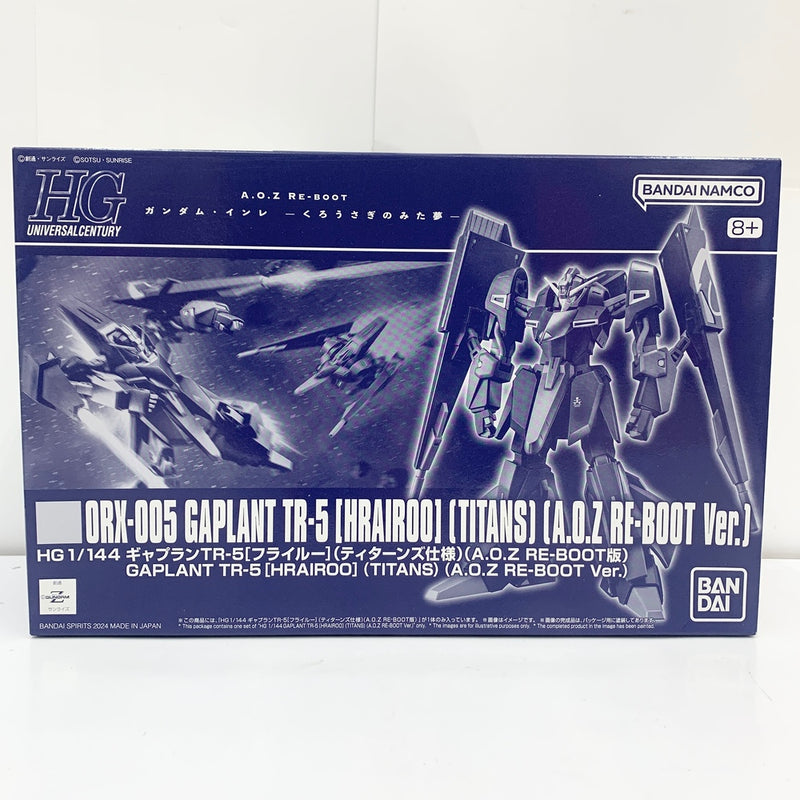 【中古】【未組立】1/144 HGUC ORX-005 ギャプランTR-5[フライルー] ティターンズ仕様(A.O.Z RE-BOOT版) 「ADVANCE OF Z ティターンズの旗のもとに」 プレミアムバンダイ限定 [5066375]＜プラモデル＞（代引き不可）6585