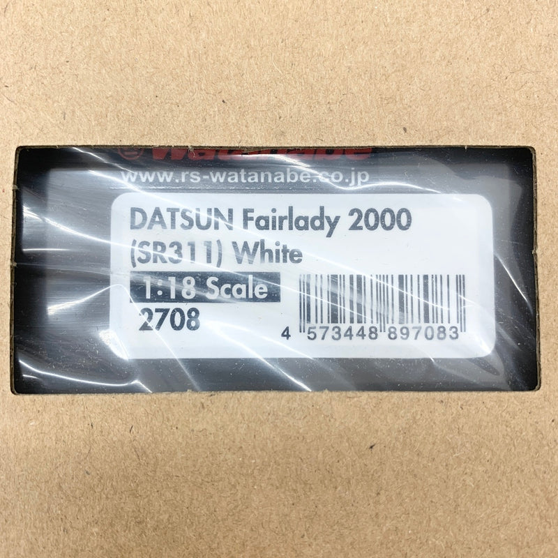 【中古】【未開封】1/18 DATSUN Fairlady 2000 SR311(ホワイト) With Engine WEB限定モデル [IG2708]＜コレクターズアイテム＞（代引き不可）6585