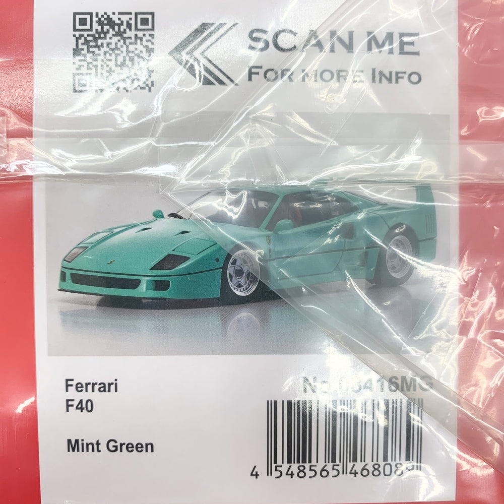中古】【未開封】1/18 フェラーリ F40(ミントグリーン