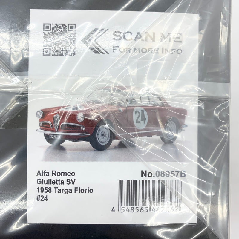 【中古】【未開封】1/18 アルファロメオ ジュリエッタ SV タルガフローリオ 1958