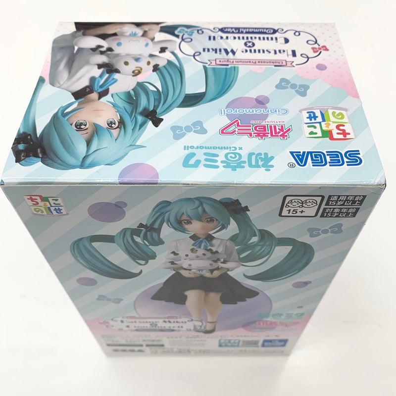 【中古】【未開封】初音ミク×シナモロール 「初音ミクシリーズ」 ちょこのせプレミアムフィギュア“初音ミク×シナモロール”おすましVer.＜フィギュア＞（代引き不可）6585