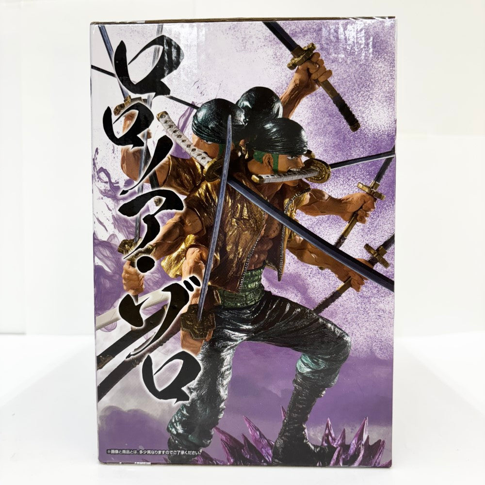 中古】【未開封】ロロノア・ゾロ -魂豪示像- ラストワンカラー