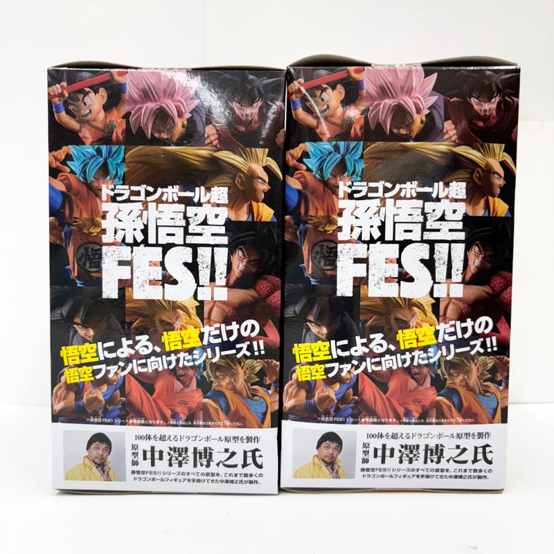 【中古】【未開封】【２種セット】超サイヤ人4孫悟空・ゴクウブラック 「ドラゴンボール超」 孫悟空FES!! 其之六＜フィギュア＞（代引き不可）6585