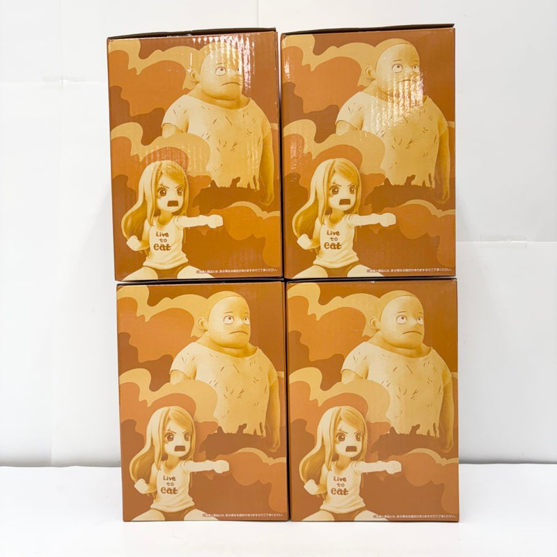 【中古】【開封品】全4種セット 幼少期 ミニフィギュア 「一番くじ ワンピース 未来島エッグヘッド〜きみへの想い〜」 F賞＜フィギュア＞（代引き不可）6585