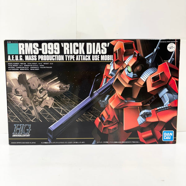 【中古】【未組立】1/144 HGUC RMS-099 リックディアス(クワトロ・バジーナカラー) 「機動戦士Zガンダム」＜プラモデル＞（代引き不可）6585