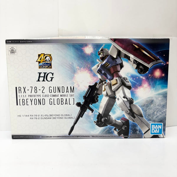 【中古】【未組立】1/144 HG RX-78-2 ガンダム BEYOND GLOBAL 「機動戦士ガンダム」 [5058205]＜プラモデル＞（代引き不可）6585