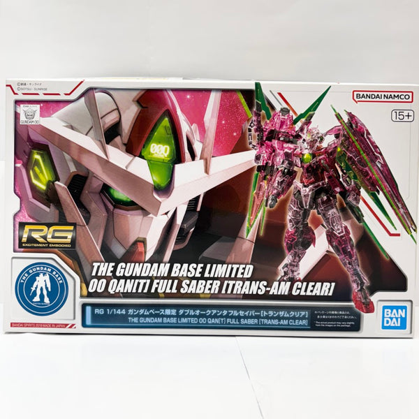 【中古】【未組立】1/144 RG GNT-0000/FS ダブルオークアンタフルセイバー(トランザムクリア) 「機動戦士ガンダム00V戦記」＜プラモデル＞（代引き不可）6585