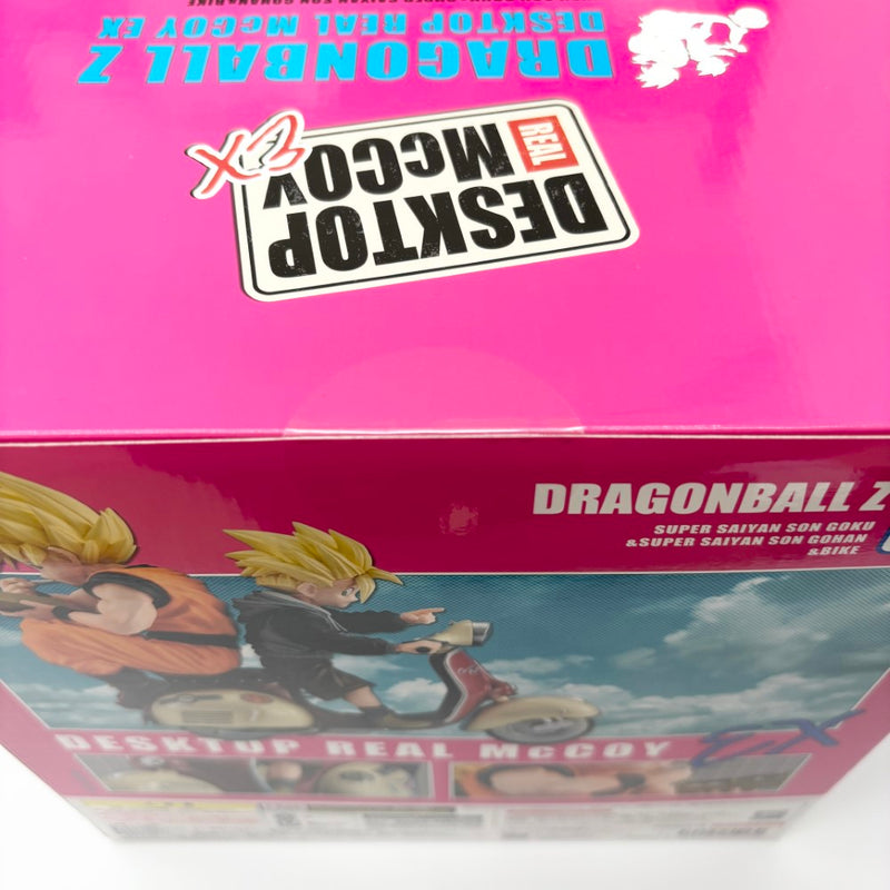 【中古】【未開封】DESKTOP REAL McCOY EX スーパーサイヤ人孫悟空＆スーパーサイヤ人孫悟飯＆バイク 「ドラゴンボールZ」＜フィギュア＞（代引き不可）6585