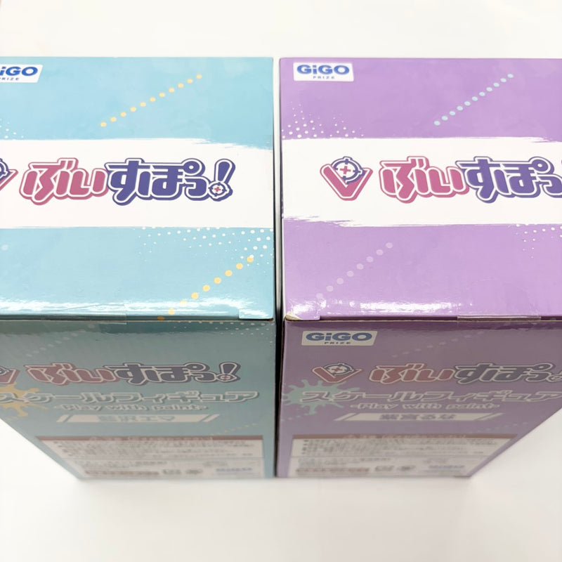 【中古】【未開封】【セット】藍沢エマ、紫宮るな 「ぶいすぽっ!」スケールフィギュア -Play with paint- vol.6 GiGO限定＜フィギュア＞（代引き不可）6585