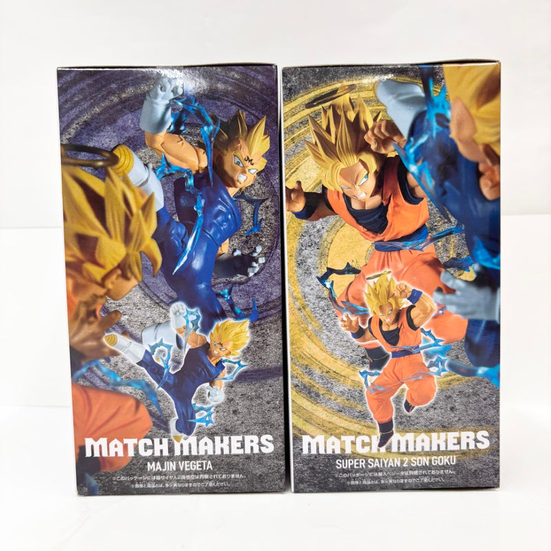 【中古】【未開封】【セット】超サイヤ人2孫悟空・魔人ベジータ 「ドラゴンボールZ」 MATCH MAKERS＜フィギュア＞（代引き不可）6585