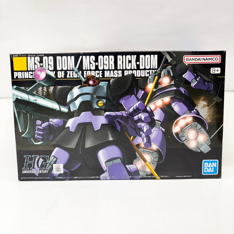 【中古】【未組立】1/144 HGUC MS-09 ドム/MS-09R リック・ドム 「機動戦士ガンダム」＜プラモデル＞（代引き不可）6585
