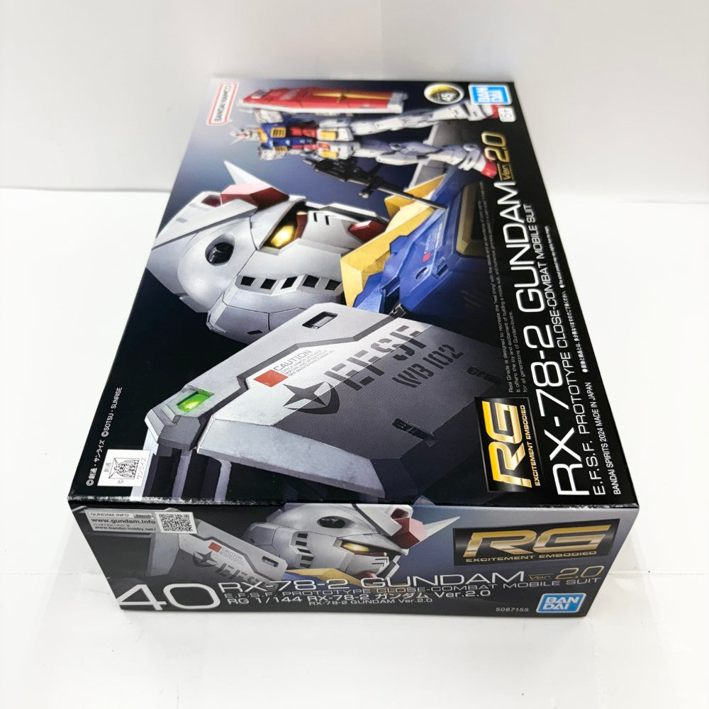 中古】【未組立】1/144 RG RX-78-2 ガンダム Ver2.0 「機動戦士