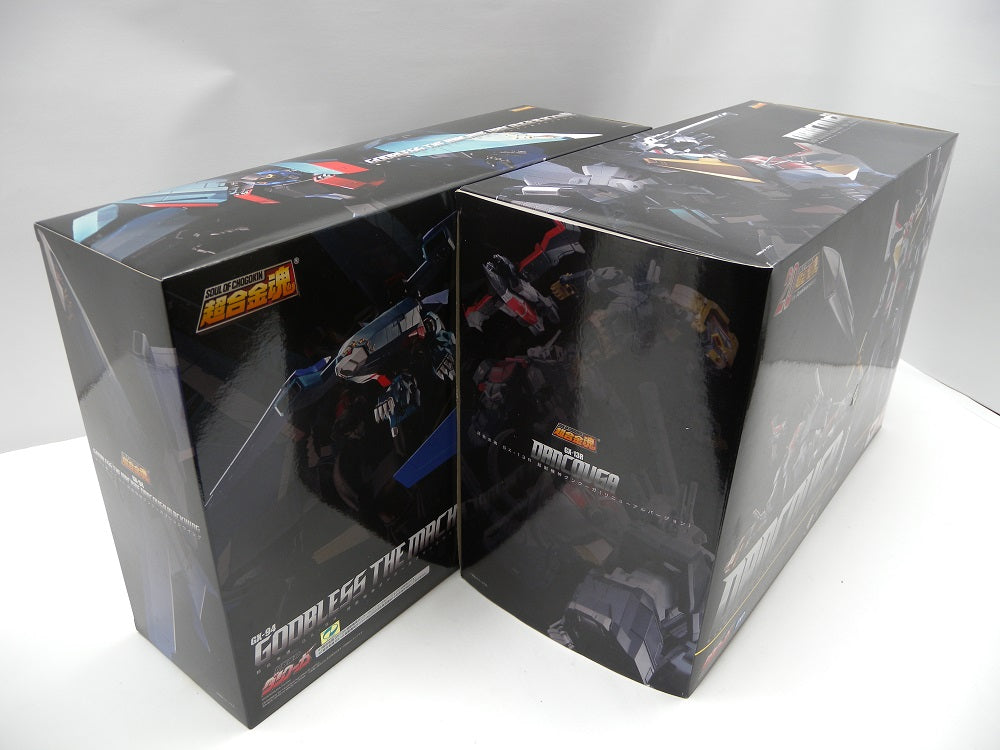 【中古】【開封品】超合金魂 GX-94 超獣機神ダンクーガ ブラックウイング 「超獣機神ダンクーガ」 魂ウェブ商店限定・超合金魂 GX-13R  超獣機神ダンクーガ (リニューアルバージョン) 「超獣機神ダンクーガ」2種セット＜フィギュア＞（代引き不可）6587