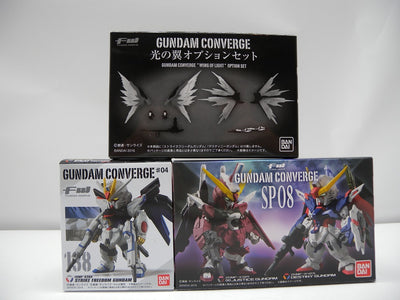 【中古】【未開封】「FW GUNDAM CONVERGE ♯04」「光の翼オプションセット」「SP08 デスティニーガンダム＆インフィ...