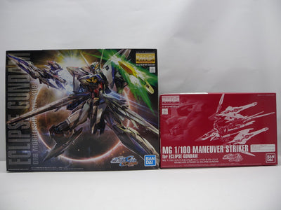 【中古】【未組立】【セット品】1/100 MG エクリプスガンダム [5061919]＆エクリプスガンダム用マニューバストライカーパッ...