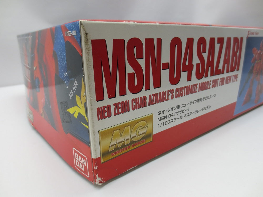 中古】【未組立】1/100 MG MSN-04 サザビー スペシャルクリア外装パーツ付き 「機動戦士ガンダム 逆襲のシャア」 ガンプラ30