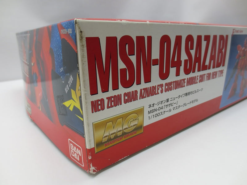 【中古】【未組立】1/100 MG MSN-04 サザビー スペシャルクリア外装パーツ付き 「機動戦士ガンダム 逆襲のシャア」 ガンプラ30周年記念特別企画 [0162028]＜プラモデル＞（代引き不可）6587