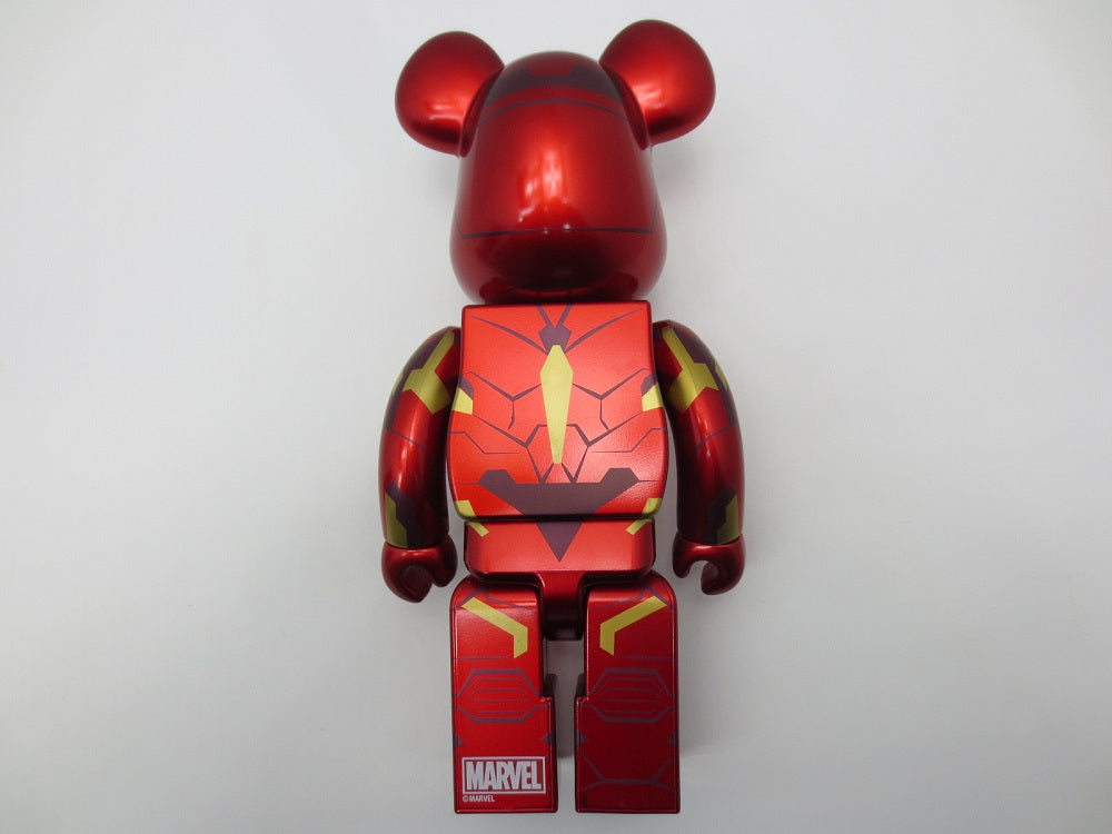 【中古】【開封品】BE＠RBRICK -ベアブリック- 400％ アイアンマン 「Happyくじ MARVEL BE＠RBRICK 2021」  SP賞＜フィギュア＞（代引き不可）6587