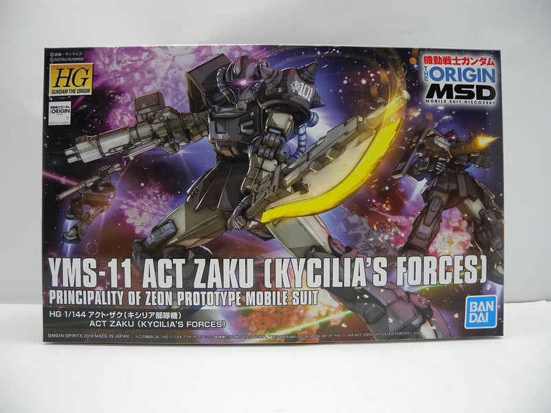 【中古】【未組立】1/144 HG MS-11 アクト・ザク(キシリア部隊機) 「機動戦士ガンダム THE ORIGIN MSD」＜プラモデル＞（代引き不可）6587