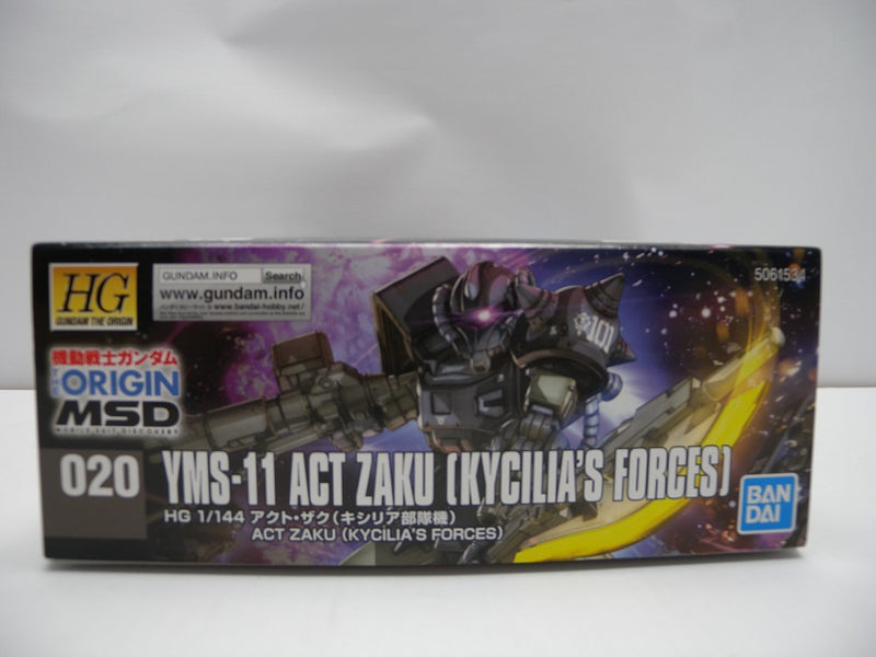 【中古】【未組立】1/144 HG MS-11 アクト・ザク(キシリア部隊機) 「機動戦士ガンダム THE ORIGIN MSD」＜プラモデル＞（代引き不可）6587