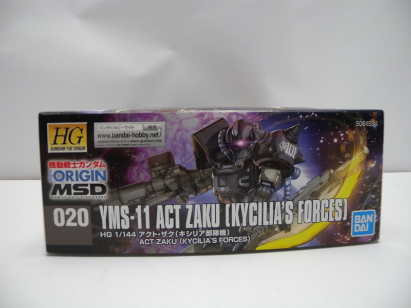 【中古】【未組立】1/144 HG MS-11 アクト・ザク(キシリア部隊機) 「機動戦士ガンダム THE ORIGIN MSD」＜プラモデル＞（代引き不可）6587