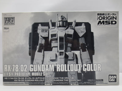 【中古】【未組立】プラモデル　1/144 HG RX-78-02 ガンダム ロールアウトカラー(GUNDAM THE ORIGIN版)...