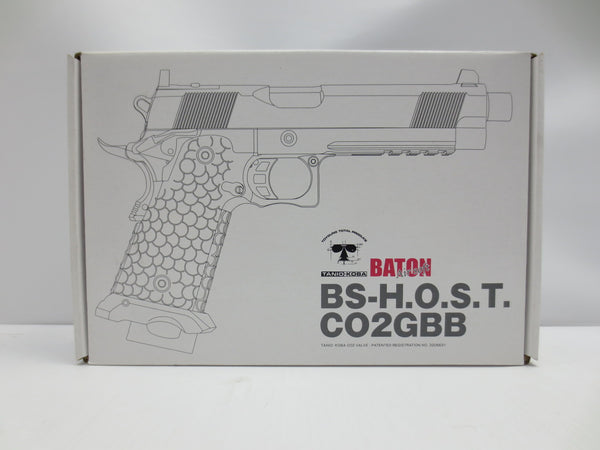 【中古】【開封品】【箱説あり】ガスガン BS-HOST CO2GBB JASG認定＜ミリタリー＞（代引き不可）6587